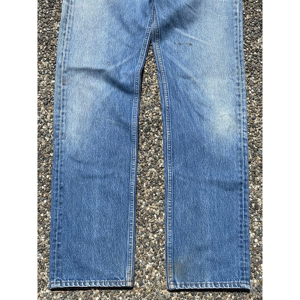 Vintage 91 Levi’s 501 0117 XX button fly 35x38(32x34) Made in USA grunge denim - Picture 3 of 9
